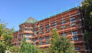 Fassadensanierung eines Schulgebäudes