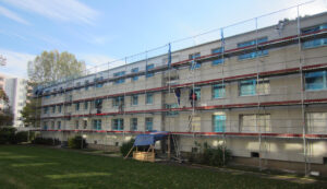 Gewebearmierung Mehrfamilienhaus